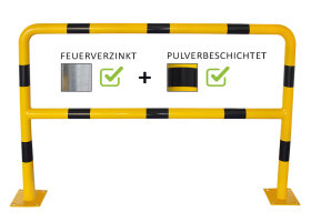 Rammschutzbügel mit Knieholm - verzinkt & pulverbeschichtet