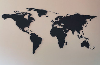 Einmal um die Welt mit unserer Weltkarte - Einmal um die Welt mit unserer Weltkarte