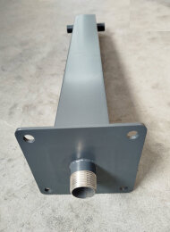 Brauchwassersäule Edelstahl SQS-730mm 1 Zoll Zulauf...
