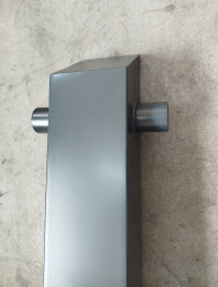 Brauchwassersäule Edelstahl SQS-730mm 1 Zoll Zulauf...