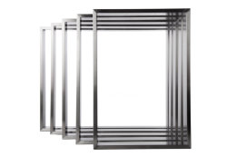 Tischgestell Edelstahl TR 80x20 800 Untergestell Kufen Tischuntergestell Tischkufe Design Tisch Esstisch, 2 Stk
