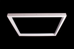 Tischgestell weiß glanz TRGwg Tischuntergestell Tischkufe Kufengestell Industrie