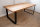 Tischgestell Stahl schwarz matt Struktur TGF 100x10 sms 600 rund gebogen Tischkufe, 1 Stk