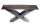 Tischgestell Rohstahl klarlack TUXk-890 breit Tischuntergestell Tischkufe Kufengestell (1 Rahmen)