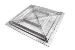 SAB-30 Schachtabdeckung Stahl verzinkt befahrbar Tränenblech Schachtdeckel 300 x 300 mm