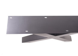 Tischgestell TUXsm schwarz matt Tischuntergestell Tischkufe Breite 590 mm - 1 Tischkreuz
