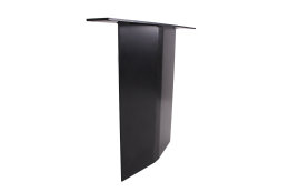 Stahlwange SWV48-s Tischuntergestell Tischgestell gebogen schwarz matt (1 Stück)