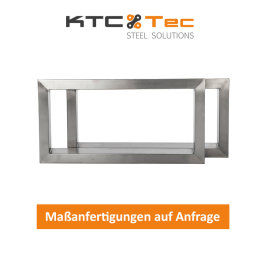 Waschbecken Konsole Edelstahl Träger TRG50x30mm-200/300 Waschtisch Wandkonsole Regalhalter Konsolenhalterung Gestell (1 Paar)