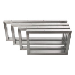Waschbecken Konsole Edelstahl Träger TRG50x30mm-200/300 Waschtisch Wandkonsole Regalhalter Konsolenhalterung Gestell (1 Paar)