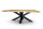 Couchtischgestell Stahl schwarz matt Struktur GX60x60 Tischgestell K&uuml;chentisch Esstisch Tischuntergestell X-Gestell Kreuzgestell einteilig