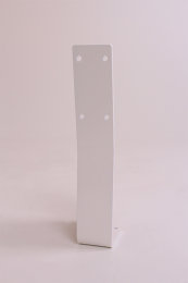 Rückenlehnenwinkel Stahl weiß matt wms Rückenlehnenhalter Sitzbank Rückenlehne Bank Bankkufen Bett Rückenlehnenhalterung (1 Stück)