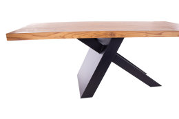 Kreuzgestell Stahl schwarz matt Tokio L1200 Tischgestell K&uuml;chentisch Esstisch Tischuntergestell X-Gestell