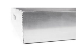 Schachtabdeckung Aluminium SAP-100/5A Schachtdeckel auspflasterbar 1000x1000 befliesbar bepflanzbar befüllbar wasserdicht Höhe 50mm