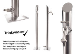 TRINKWASSER Wassers&auml;ule TSRS 710 Edelstahl V2A,...