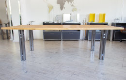 Exklusives Designer Tischbein Edelstahl Kuba 30x30 720mm Tischgestell Tischfuß Tischkufen Küche Esstisch (1 Stück)