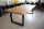 Tischgestell Stahl TU 100x40 10x4 Metall schwarz matt Tischuntergestell Tischkufe Kufengestell Tischbeine Tischfuß Industriedesign Esstisch Schreibtisch 500mm (1 Paar)