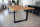 Tischgestell Stahl TU 100x40 10x4 Metall schwarz matt Tischuntergestell Tischkufe Kufengestell Tischbeine Tischfuß Industriedesign Esstisch Schreibtisch 700mm (1 Paar)