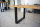 Tischgestell Stahl TU 100x40 10x4 Metall schwarz matt Tischuntergestell Tischkufe Kufengestell Tischbeine Tischfuß Industriedesign Esstisch Schreibtisch 900mm (1 Stück)