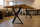 Tischgestell Rohstahl massiv TUX80x10mm H710 x B600mm rusikaler Industrielook aus massiven Vollmaterial (1 Paar)