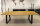 Tischgestell Stahl schwarz matt Struktur TGF 100x10 sms 900 (650) Trapez rund gebogen Tischkufe, 2 Stk