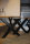 Tischgestell Stahl schwarz matt Doppel T-Träger IPE80 TUX H690xB690mm Tischuntergestell Tischkufe Kufengestell Tischbeine Tischfuß Industriedesign Esstisch Schreibtisch