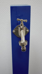 TRINKWASSER Wassers&auml;ule Stahl TSQG 950 blau gl&auml;nzend (1 St&uuml;ck)
