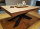 Couchtischgestell Stahl schwarz matt Struktur GX80x40 L900 H370 Tischgestell Tischuntergestell Metall Wohnzimmertisch Kreuzgestell DIY Couchtisch Beistelltisch