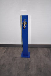 TRINKWASSER Wassersäule Stahl TSQG-650 blau glänzend (1 Stück)