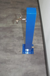 TRINKWASSER Wassers&auml;ule Stahl TSQG-650 blau gl&auml;nzend (1 St&uuml;ck)