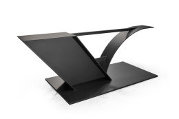Tischgestell Stahl schwarz matt ATLAS L2000mm Tischuntergestell Metall massiv Industrial Design Loft Esstisch