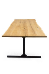 Tischgestell Stahl schwarz matt Uno 60x40 L1800mm Tischuntergestell Schreibtischgestell Büro Loft Esstisch