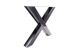 Tischgestell schwarz TUXs-890 breit Tischuntergestell Tischkufe Kufengestell (1 Paar)