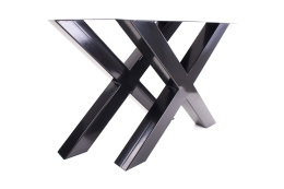 Tischgestell schwarz TUXs-990 breit Tischuntergestell Tischkufe Kufengestell (1 Paar)
