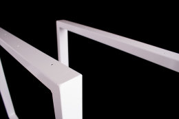 Tischgestell weiß TRGw-500 breit Tischuntergestell Tischkufe Kufengestell (1 Rahmen)