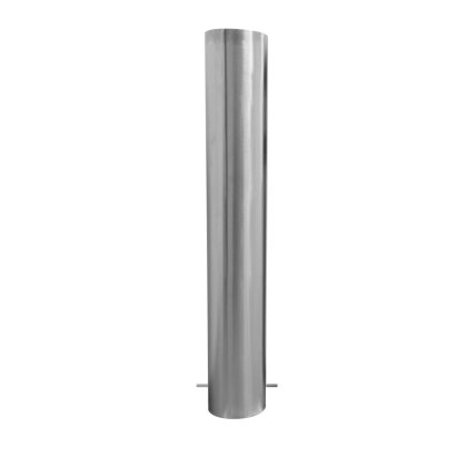 Rammschutzpoller Absperrpfosten Ø  60,3 x 1000 mm Edelstahl geschliffen - zum Einbetonieren
