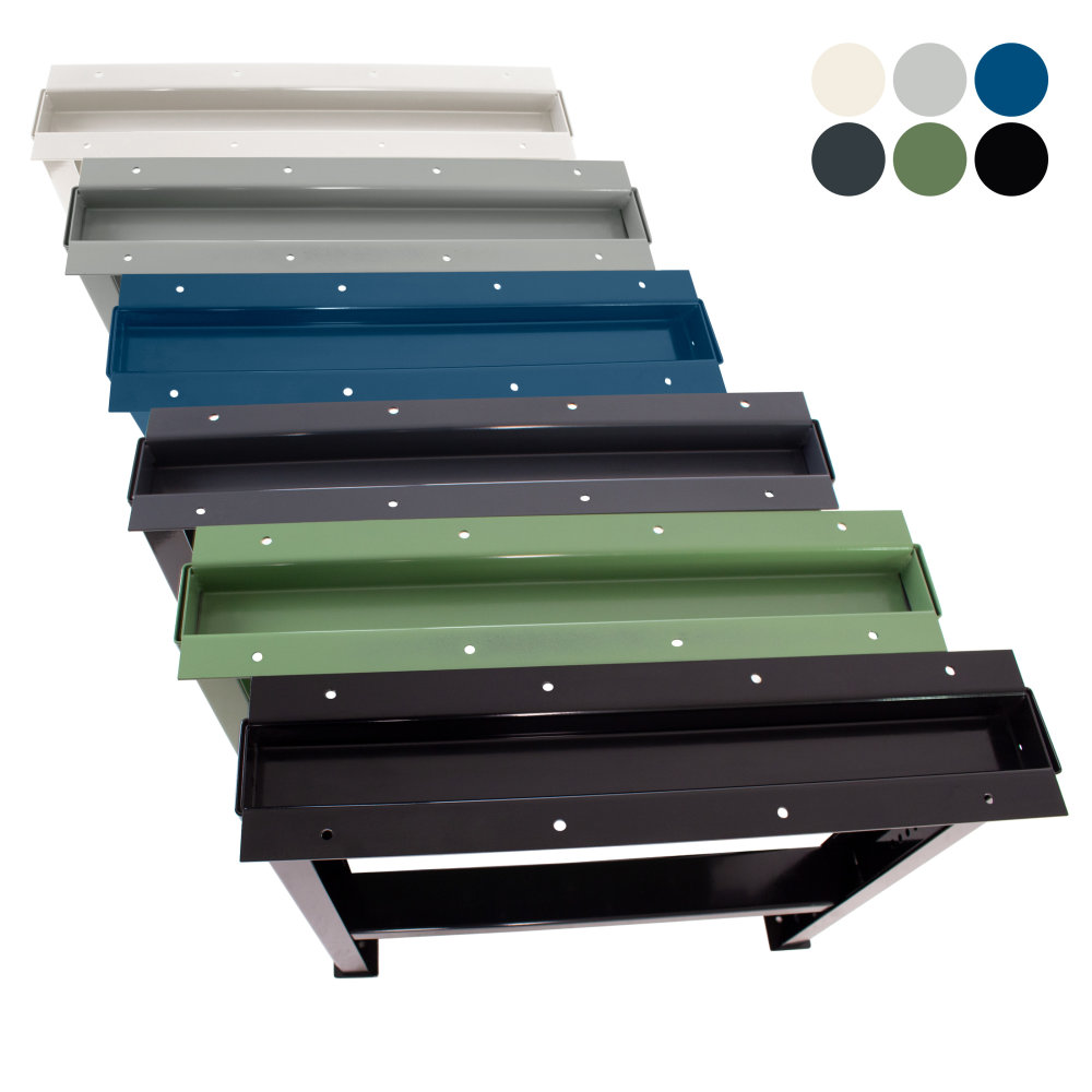 Werkbankgestell WBG-650/700-1000 | Höhenverstellbar 68–98 Cm, Stahl, Pulverbeschichtet – 150 Kg Tragkraft Pro Gestell